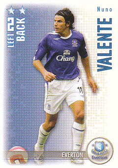 Nuno Valente Everton 2006/07 Shoot Out #117